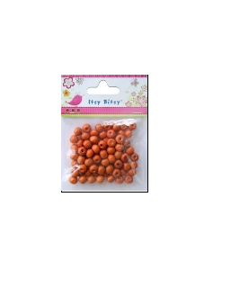Manufacturers Exporters and Wholesale Suppliers of Wooden Beads 8MM Orange Bengaluru Karnataka